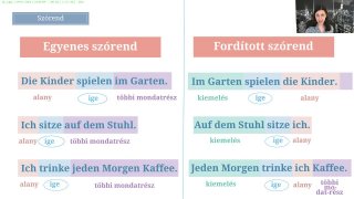Szórend a kijelentő mondatokban
