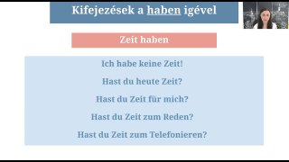Kifejezések a haben igével