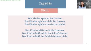 Tagadás nicht tagadószóval